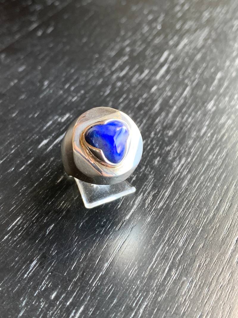 Silberring 925 Mit Lapislazuli von GalerieTrunz