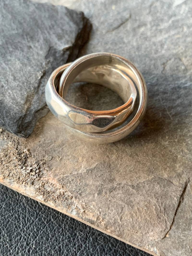 Silberring Zweifach von GalerieTrunz