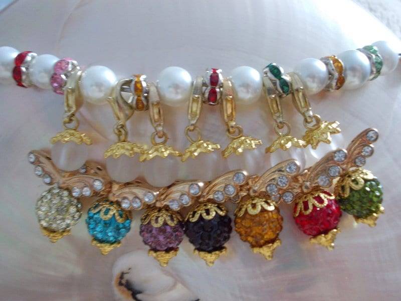 10 Schutzengel Mit Strass Perlen von Galerieofart4you