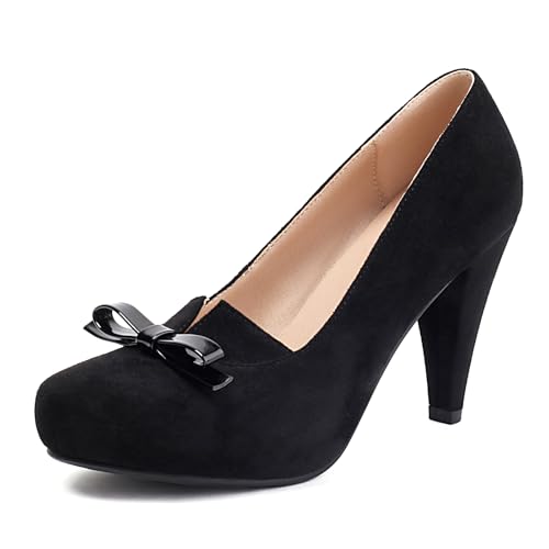Galindopia Vintage Dress Pumps Plateau Cone Höhe Ferse Almond Toe Ohne Verschluss Business Coctail Party Hochzeit Heels Mary Janes Bow Schuhe Black Size 43 Galindopia Vintage Dress Pumps Plateau Cone Höhe Ferse Almond Toe Ohne Verschluss Business Coctail Party Hochzeit Heels Mary Janes Bow Schuhe Black Size 43 von Galindopia