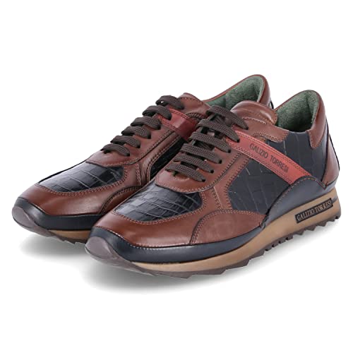 Galizio Torresi Herren Halbschuhe Braun Leder von Galizio Torresi