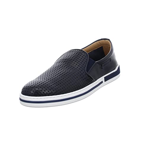 Galizio Torresi Herren Slipper Schuhe Slipper Lederkombination Freizeit Elegant Slip-Ons Gemustert Leder Schuhe Herren von Galizio Torresi