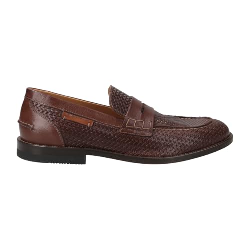 Galizio Torresi Slipper 413540 V70185, gelocht/geflochten, Braun, Herren EU 40 von Galizio Torresi