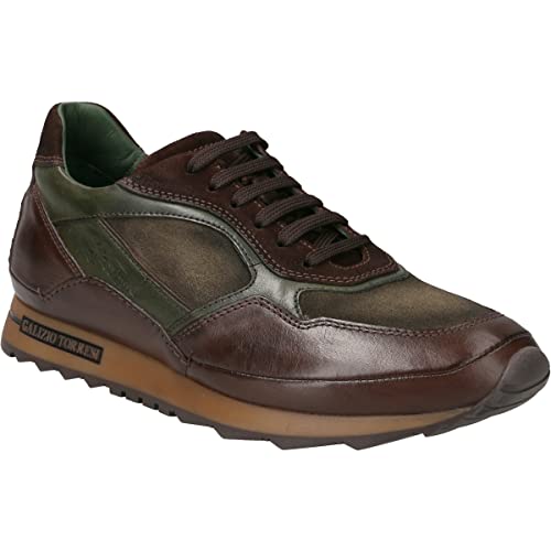 Galizio Torresi Sneaker 415928 V19679, Glattleder, Braun, Herren EU 45 von Galizio Torresi