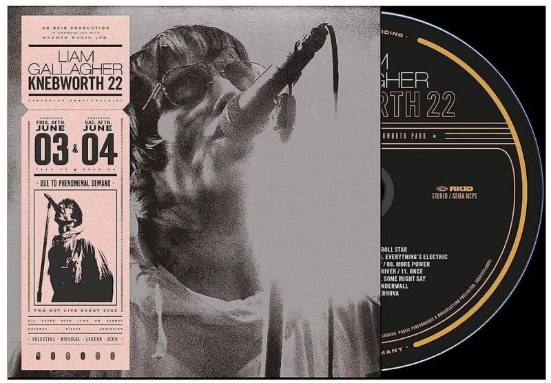 Knebworth 22 von Gallagher, Liam - CD (Digipak) von Gallagher, Liam