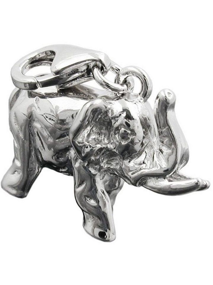 Gallay Charm-Einhänger 19x14x9mm Charm Elefant rhodiniert Silber 925 Gallay Charm-Einhänger 19x14x9mm Charm Elefant rhodiniert Silber 925 von Gallay