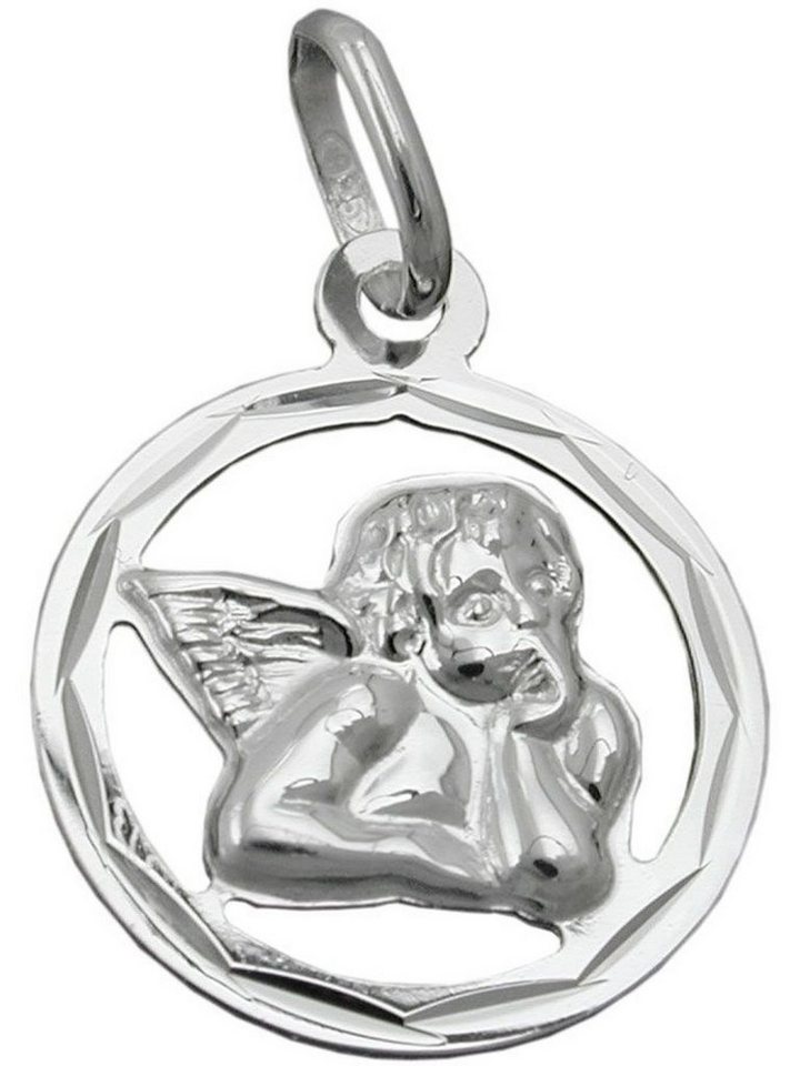 Gallay Engelanhänger Anhänger 15mm Engel glänzend, Silber 925 (1-tlg) von Gallay