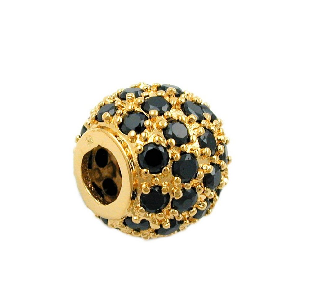 Gallay Kettenanhänger Anhänger 12x11mm Kugel vergoldet 3 Mikron (1-tlg) von Gallay