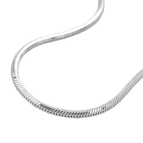 KETTE, SCHLANGE 5-KANT, SILBER 925 45CM von Gallay