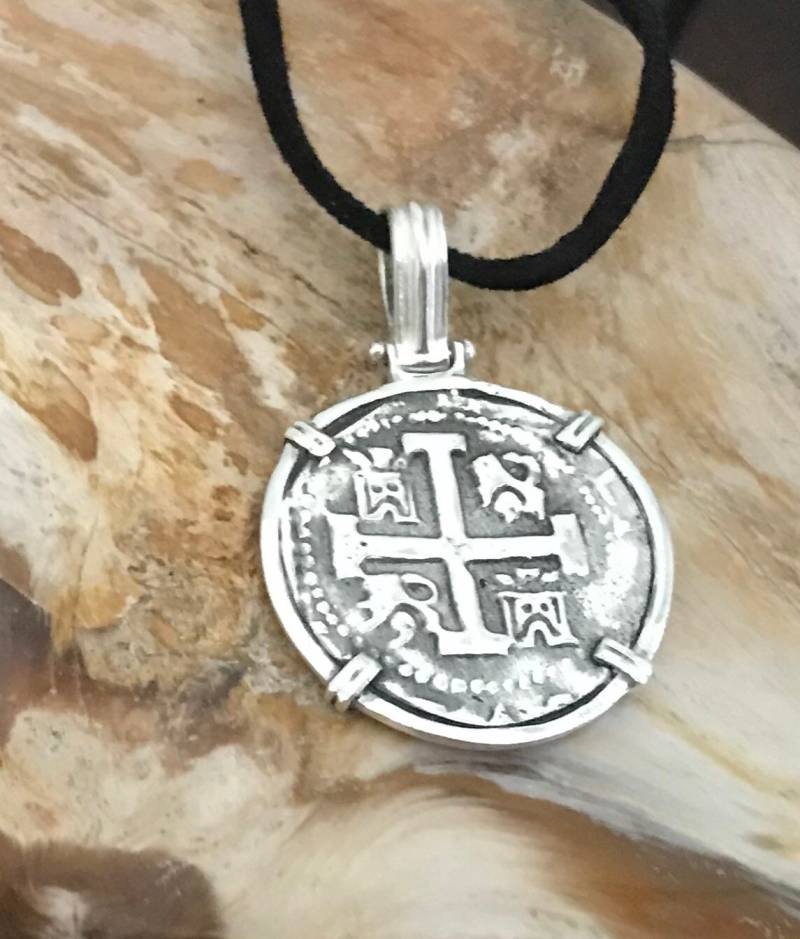 Atocha Münze Anhänger 1600-1700 Sunken Treasure Schiffswrack Münzschmuck von GalleonTreasureShop