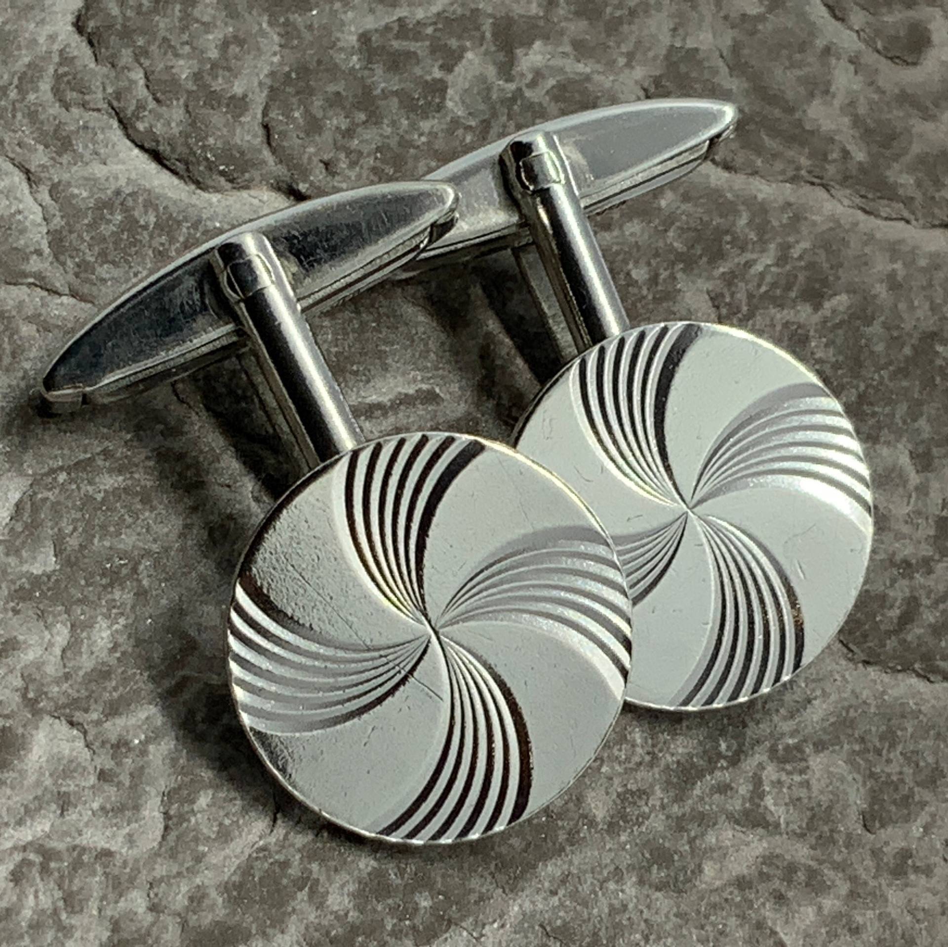 Vintage Manschettenknöpfe Aus Sterlingsilber von GalleonTreasures