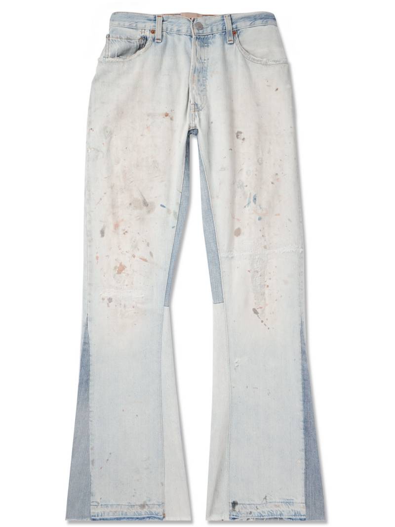 Gallery Dept. - 90210 La Flare Distressed Patchwork Flared Jeans - Men - Blue - 32 x 34 von Gallery Dept.
