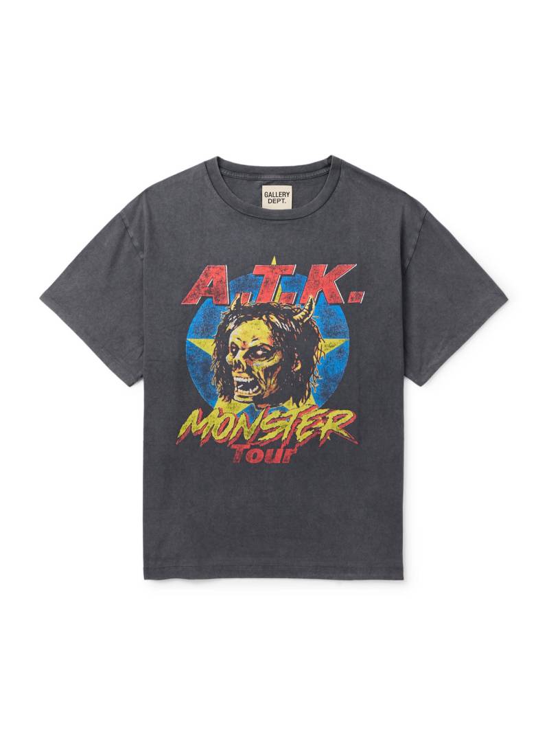 Gallery Dept. - ATK Monster Tour Printed Cotton-Jersey T-Shirt - Men - Black - XL von Gallery Dept.