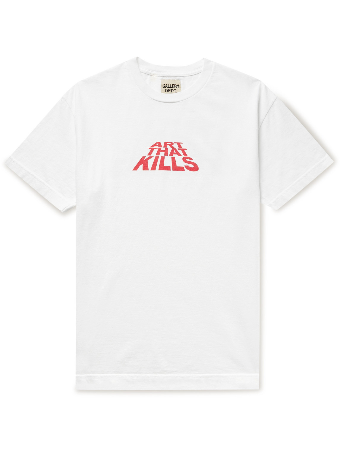 Gallery Dept. - ATK Printed Cotton-Jersey T-Shirt - Men - White - L von Gallery Dept.