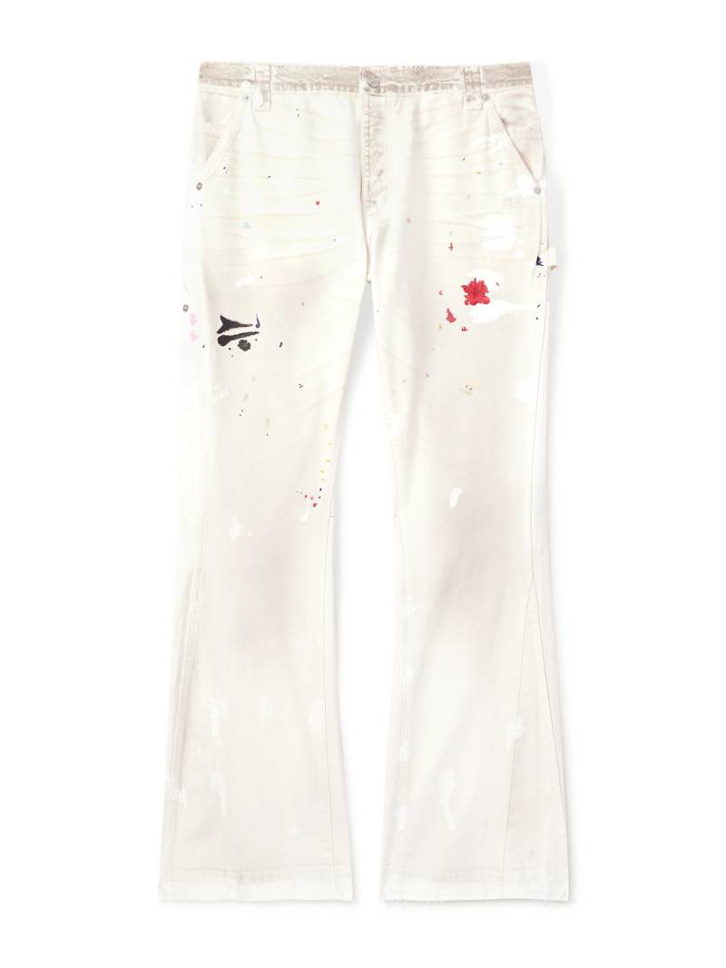 Gallery Dept. - Carpenter Straight-Leg Distressed Paint-Splattered Jeans - Men - Neutrals - UK/US 32 von Gallery Dept.