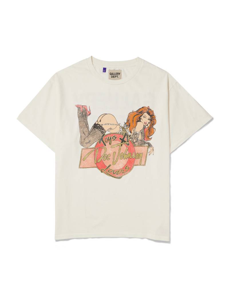 Gallery Dept. - Doc Johnson Toys 4 Love Glittered Printed Cotton-Jersey T-Shirt - Men - Neutrals - L von Gallery Dept.