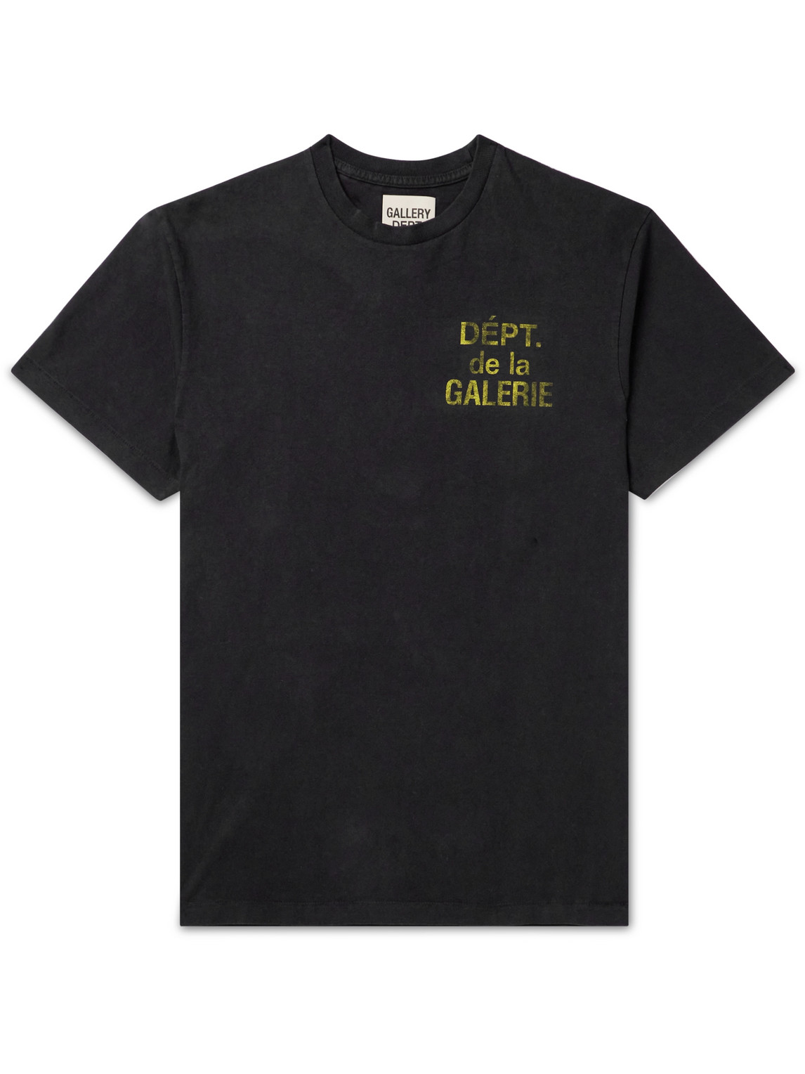 Gallery Dept. - French Logo-Print Cotton-Jersey T-Shirt - Men - Black - M von Gallery Dept.