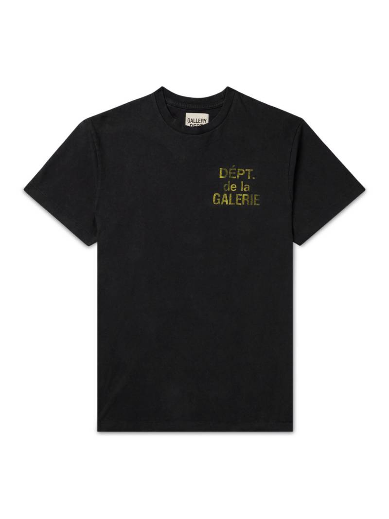 Gallery Dept. - French Logo-Print Cotton-Jersey T-Shirt - Men - Black - M von Gallery Dept.