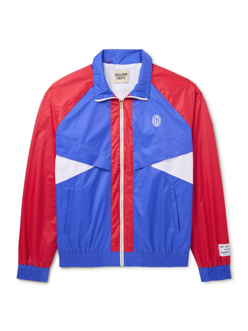 Gallery Dept. - Jude Logo-Print Colour-Block Nylon-Ripstop Jacket - Men - Blue - L von Gallery Dept.