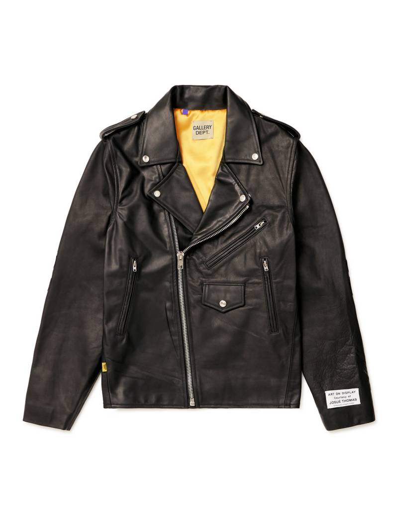 Gallery Dept. - Leather Biker Jacket - Men - Black - S von Gallery Dept.