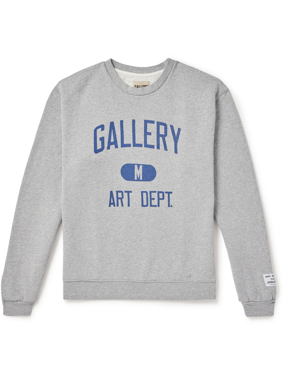 Gallery Dept. - Logo-Print Cotton-Jersey Sweatshirt - Men - Gray - M von Gallery Dept.