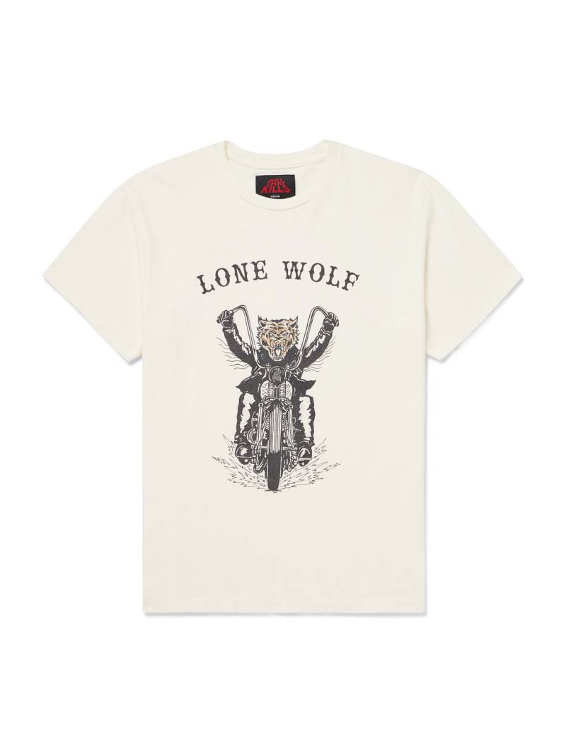 Gallery Dept. - Lone Wolf Printed Cotton-Jersey T-Shirt - Men - Neutrals - S von Gallery Dept.