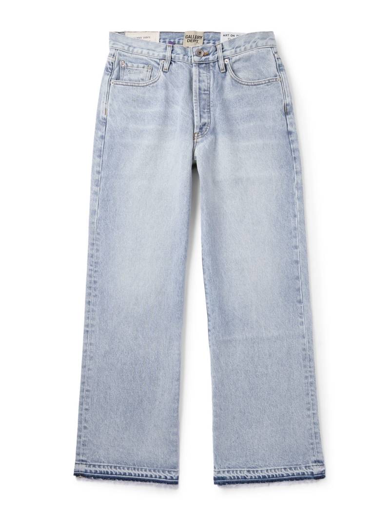 Gallery Dept. - Melrose Straight-Leg Frayed Jeans - Men - Blue - UK/US 33 von Gallery Dept.