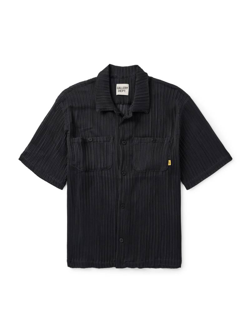 Gallery Dept. - Playground Camp-Collar Cotton-Crepon Shirt - Men - Black - M von Gallery Dept.