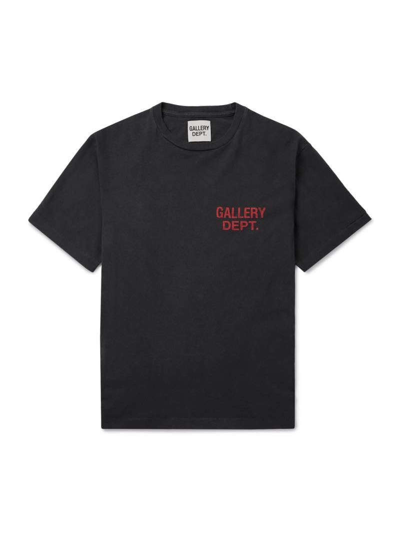 Gallery Dept. - Souvenir Logo-Print Cotton-Jersey T-Shirt - Men - Black - M von Gallery Dept.