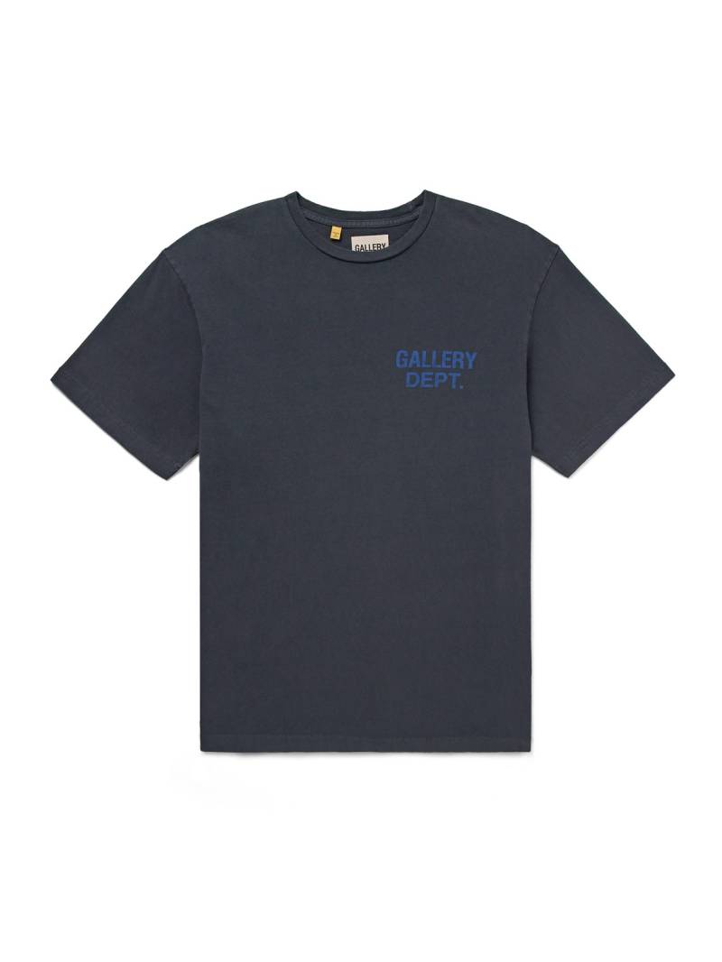 Gallery Dept. - Souvenir Logo-Print Cotton-Jersey T-Shirt - Men - Blue - M von Gallery Dept.