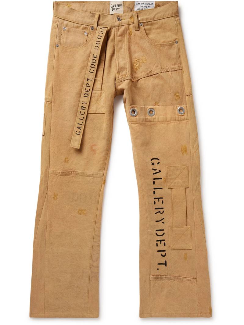 Gallery Dept. - Straight-Leg Embellished Printed Cotton-Canvas Cargo Trousers - Men - Brown - UK/US 30 Gallery Dept. - Straight-Leg Embellished Printed Cotton-Canvas Cargo Trousers - Men - Brown - UK/US 30 von Gallery Dept.
