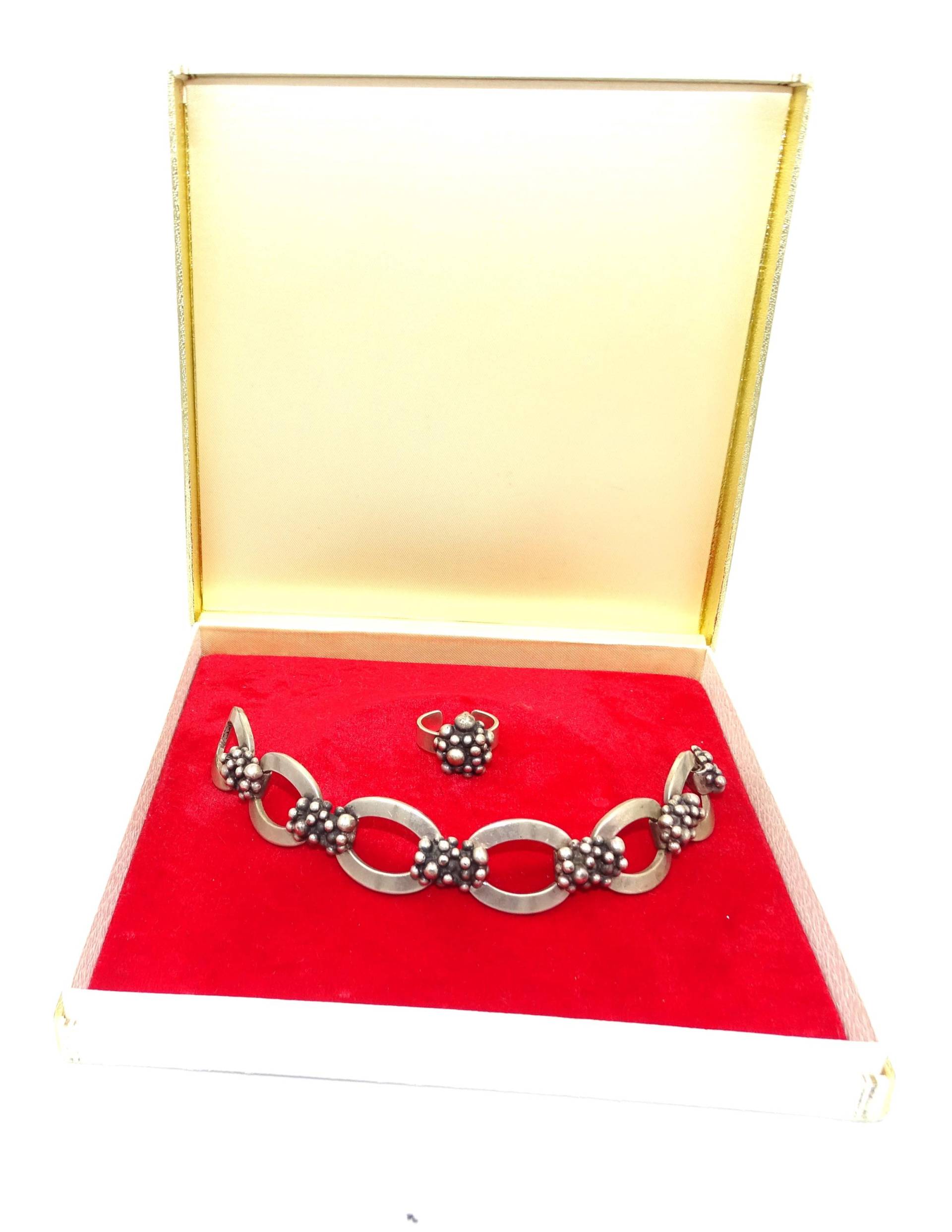 Franz Scheurle Designer Armband Und Ring Aus 925 Sterling Silber Franz Scheurle Designer Armband Und Ring Aus 925 Sterling Silber von GalleryJarrodi