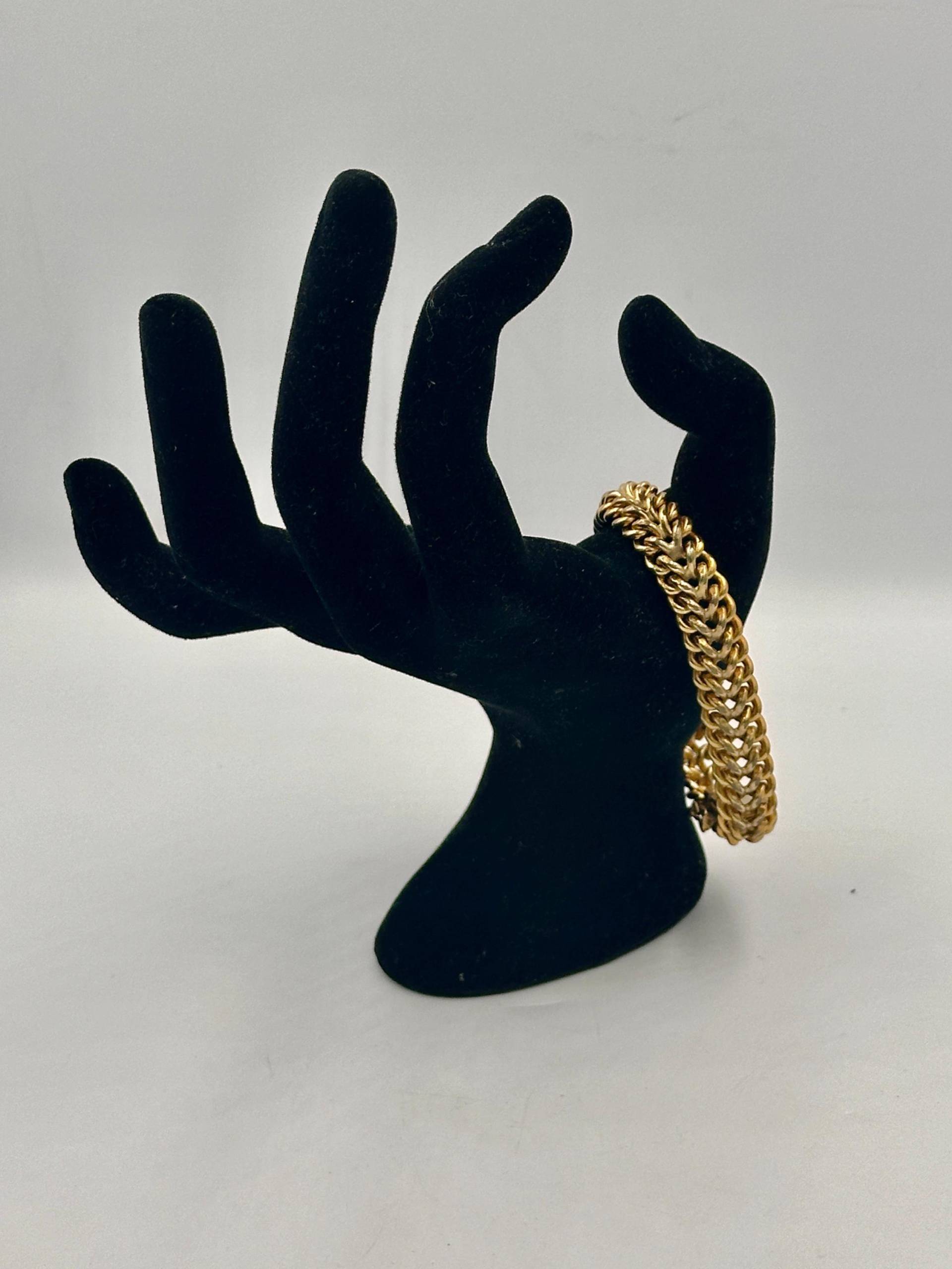 Vintage Armband Aus Vergoldeten Kettengliedern von GalleryJarrodi