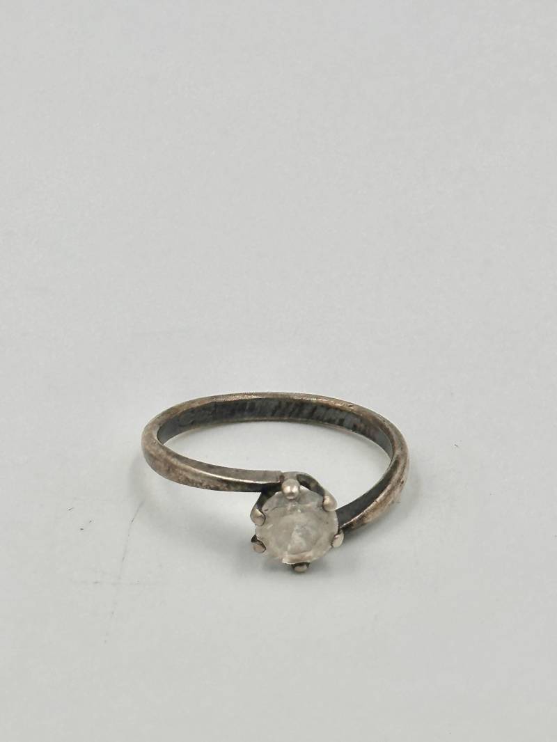 Vintage Eleganter Silber 925 Ring Mit Wunderschönem Stein - Ringgröße 54 von GalleryJarrodi