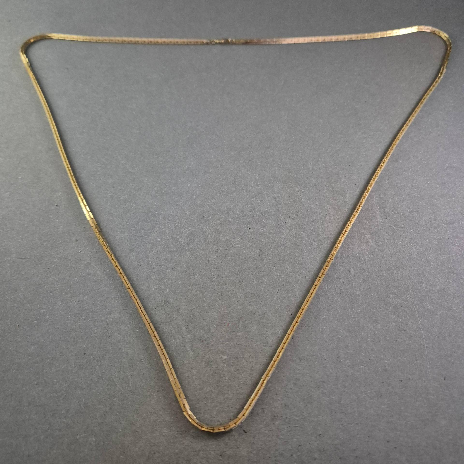 Vintage-Halskette Aus Vergoldetem Metall - Filigranes Kettendesign von GalleryJarrodi