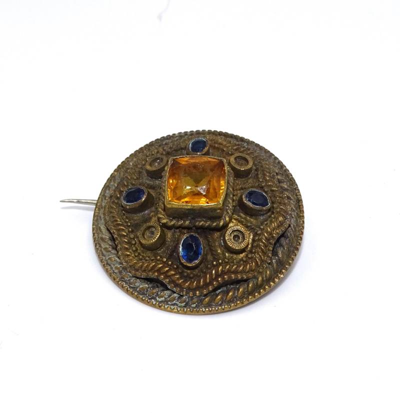 Wunderschöne Antike Brosche Aus Messing von GalleryJarrodi