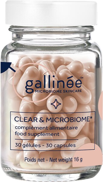 Gallinée Clear & Microbiome Food Supplement 30 Kapseln von Gallinée
