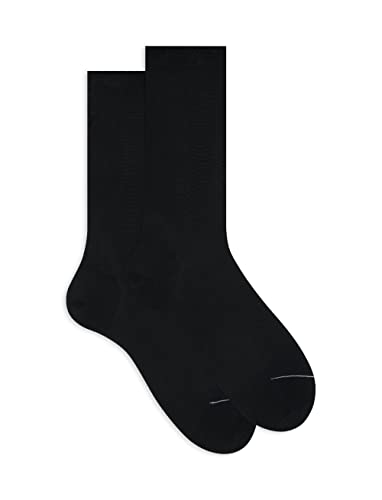 Gallo - Men's Short Plain Charcoal Grey Cotton Socks von Gallo