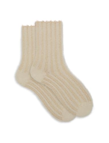 Gallo Women's short white and socks with vertical stripes. von Gallo