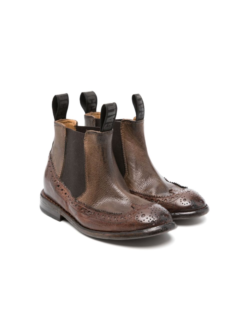 Gallucci Kids Cowboystiefel aus Leder - Braun von Gallucci Kids