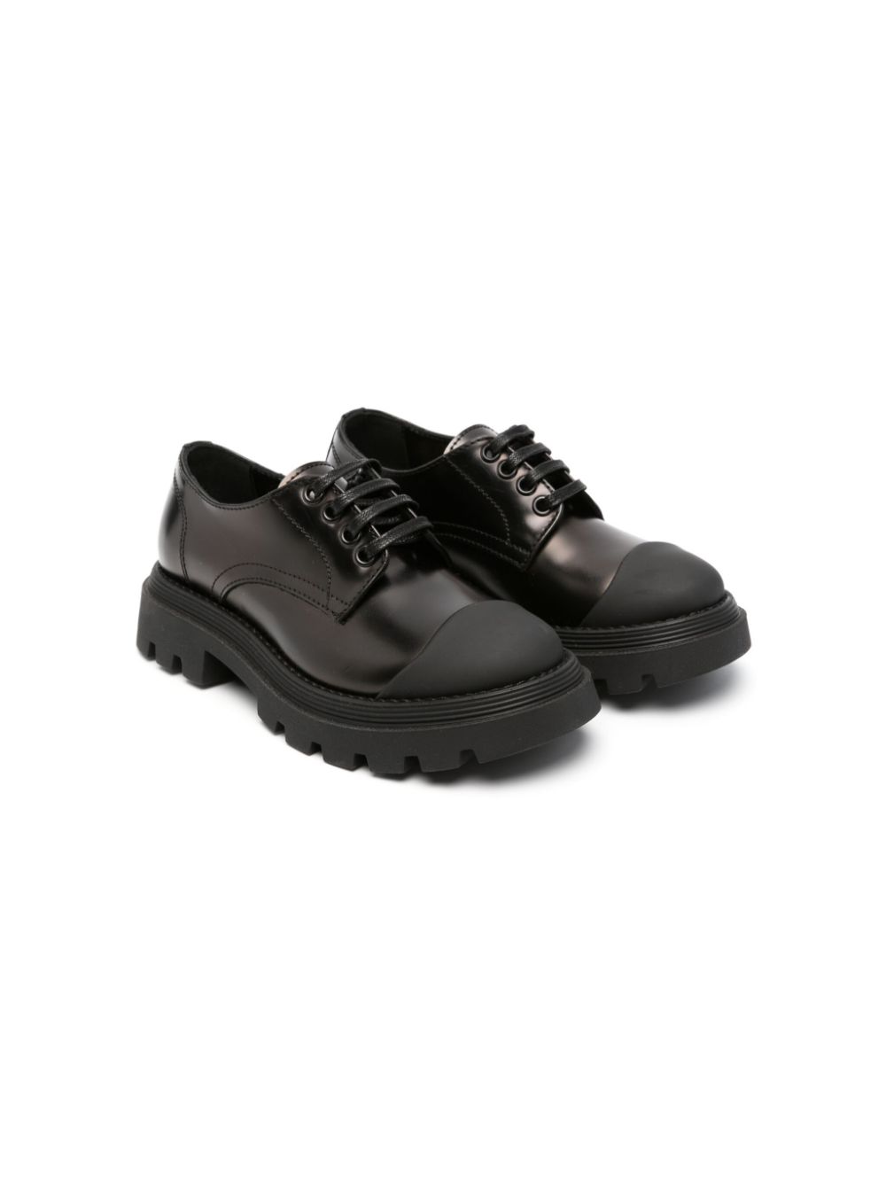 Gallucci Kids Schnürschuhe mit gummierter Kappe - Schwarz von Gallucci Kids