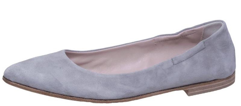 Gallucci Ballerinas von Gallucci 20003 Leder Klassisch Schmal Grau Pumps von Gallucci