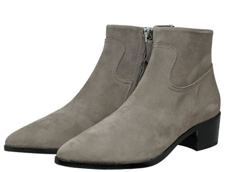 Gallucci Gallucci 30007 Stiefeletten Damen Ankle Boots Leder Grau Beige Stiefel von Gallucci