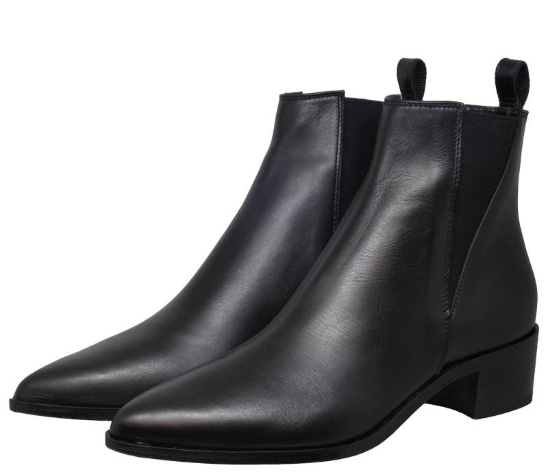 Gallucci Gallucci 30008 Stiefeletten Chelsea Boots Leder Schwarz Stiefel von Gallucci