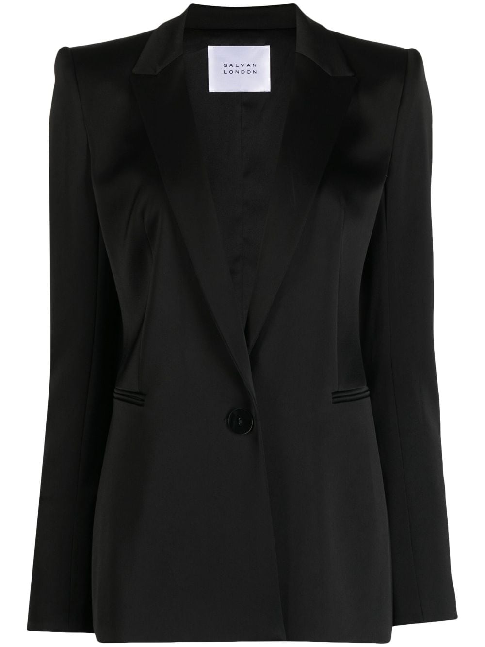 Galvan London Einreihiger Blazer - Schwarz von Galvan London