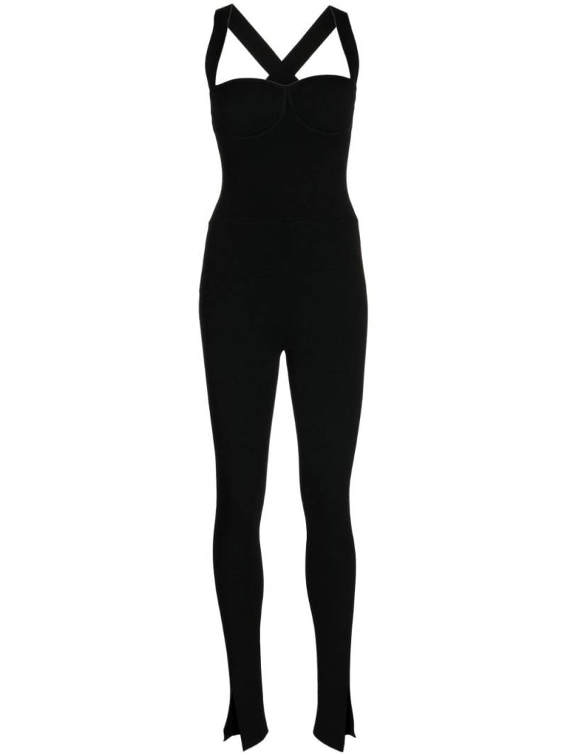 Galvan London Ärmelloser Jumpsuit - Schwarz von Galvan London