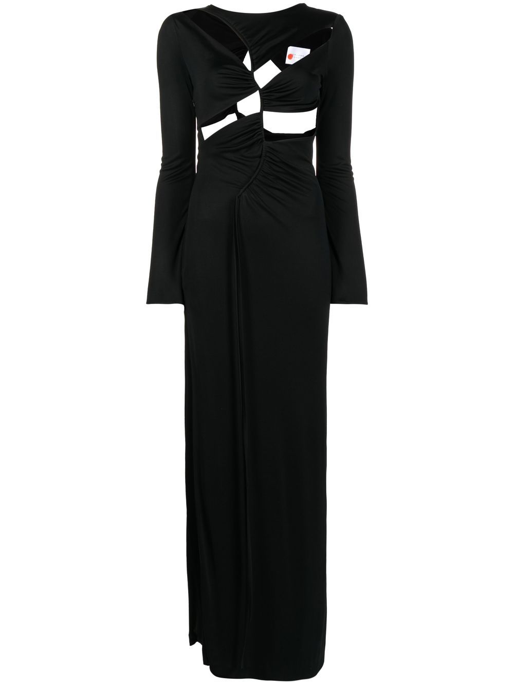 Galvan London Langes Kleid mit Cut-Out - Schwarz von Galvan London