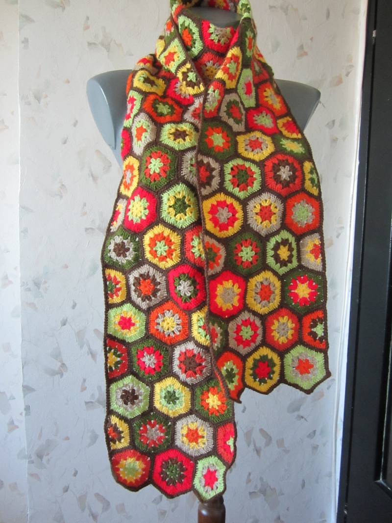 Oma Quadrat Häkelschal von GalyaKireva