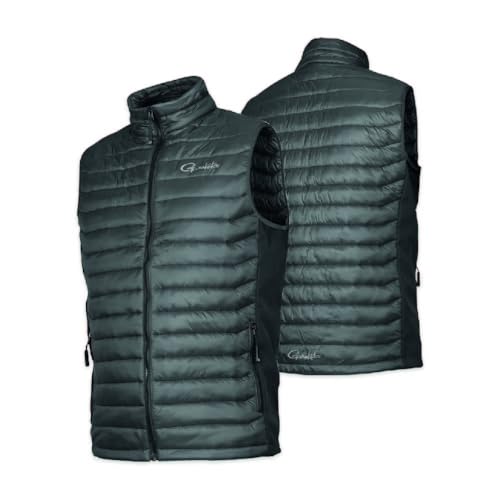 Gamakatsu G-Vest Slim Fit – Weste in schwarz und blau, für Angeln, Camping, Wandern und alle andere Outdoor Aktivitäten. Von S bis XXXL. (DE/NL/SE/PL, Alphanumerisch, L, Regular, Regular, Schwarz) von Gamakatsu
