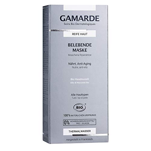 GAMARDE Bio-Kosmetik: Belebende Maske mit Anti-Aging-Effekt & Ani-Müdigkeits-Formel für reife Haut I Natur-Kosmetik Gesichtsmaske I Natürliche Face Mask I Vegane Gesichtsmaske Männer & Frauen I 40 ml von Gamarde